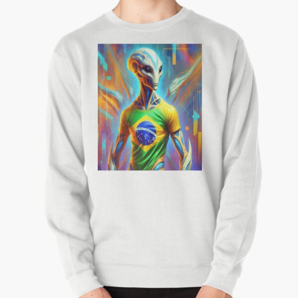 Item preview, "Alien Friend of Brazil" designed and sold by Multiverso Infinity .