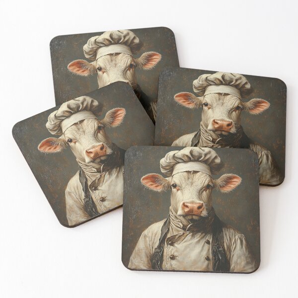 Item preview, Cool Chef Cow - Animal Art designed and sold by Chrisjeffries24.