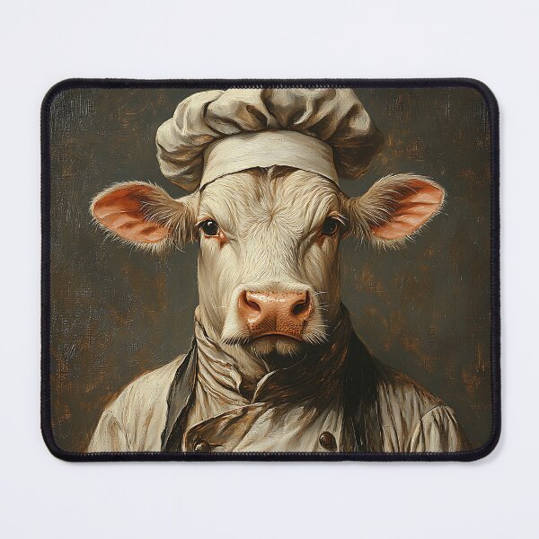 Item preview, Cool Chef Cow - Animal Art designed and sold by Chrisjeffries24.