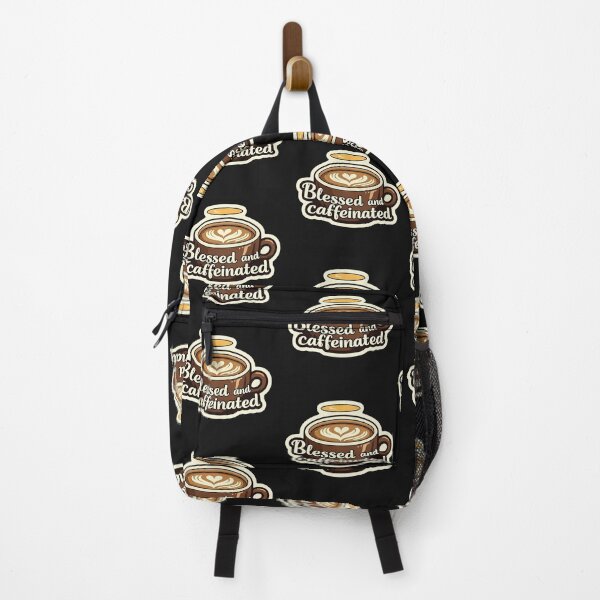 Item preview, Blessed and Caffeinated – Cheerful & Uplifting designed and sold by zoughlal.