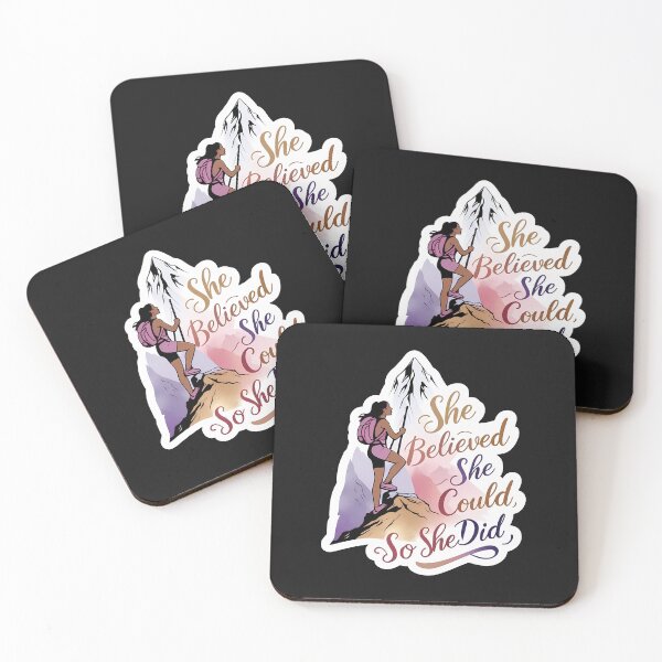 Item preview, She Believed She Could, So She Did – Empowering & Motivational designed and sold by zoughlal.