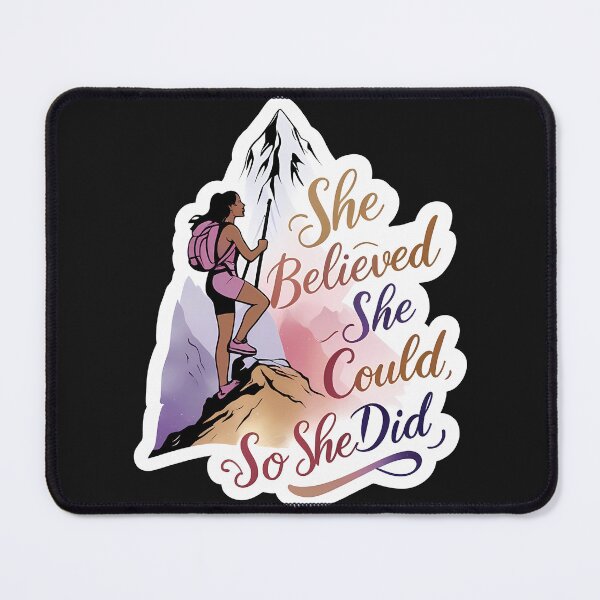 Item preview, She Believed She Could, So She Did – Empowering & Motivational designed and sold by zoughlal.