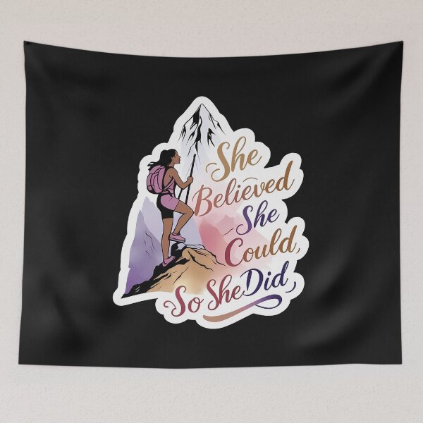Item preview, She Believed She Could, So She Did – Empowering & Motivational designed and sold by zoughlal.