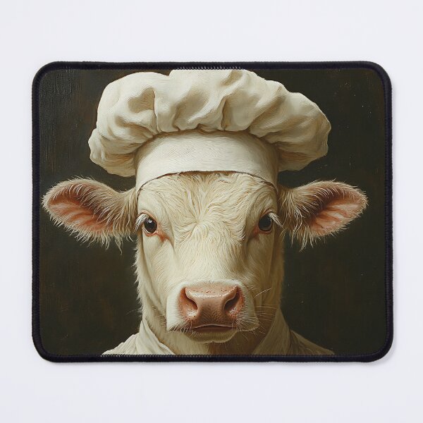 Item preview, Chef Cow - Animal Art designed and sold by Chrisjeffries24.