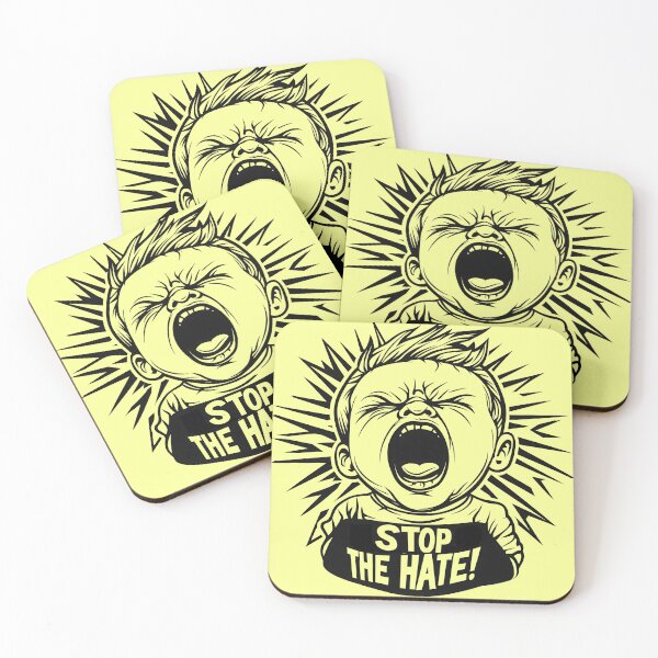 Item preview, "Stop The Hate" - Powerful Scream Design designed and sold by FocusedPatterns.