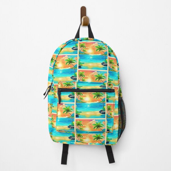 Item preview, Tropical Sunset Paradise Beach View designed and sold by Health And Fitness Posts e-Store.