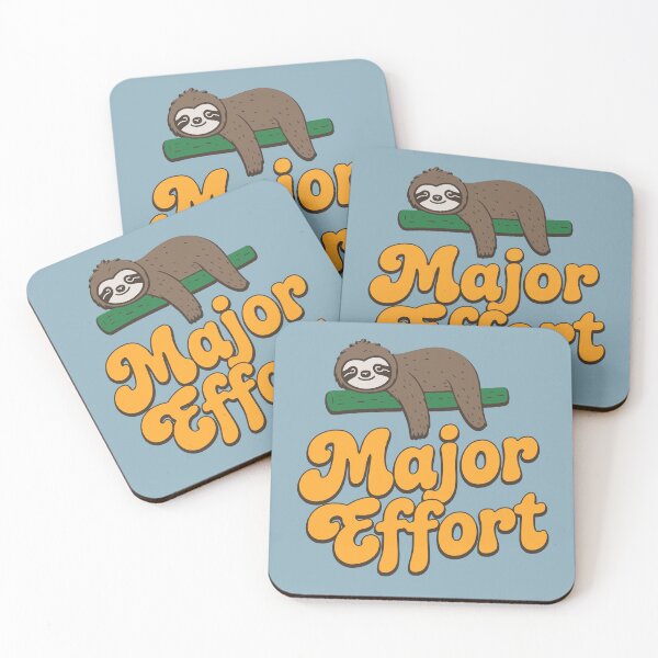 Item preview, Major Effort - Sleeping Sloth designed and sold by TKDe-sign.