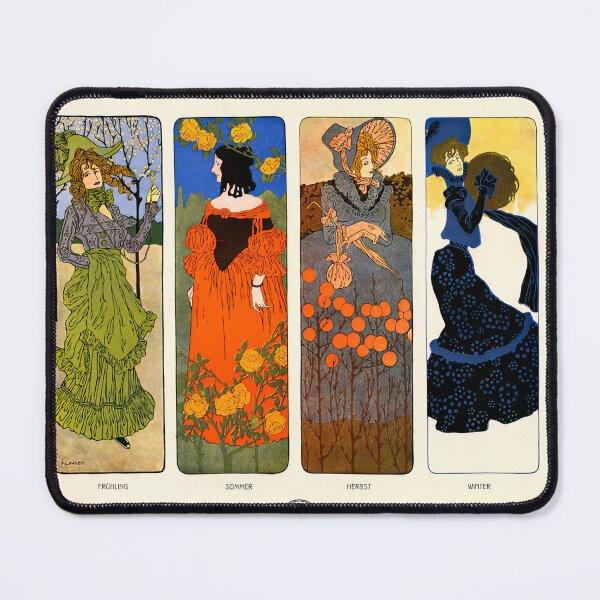 Item preview,  Art Nouveau German Fashion Poster Drawing by Julius Klinger designed and sold by TeeARTHY.