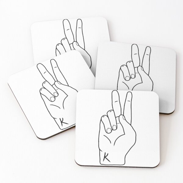 Item preview, ASL letter K designed and sold by Artistkhg.