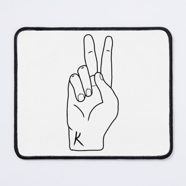 Item preview, ASL letter K designed and sold by Artistkhg.