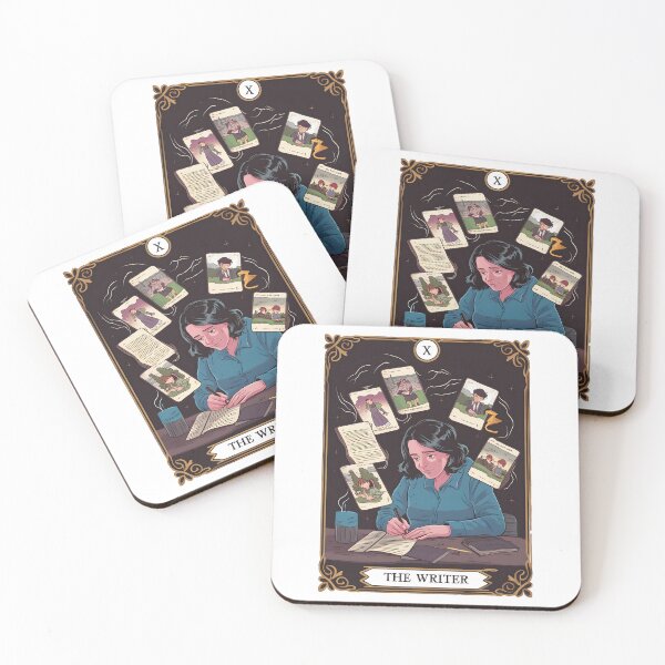 Item preview, "The Writer" Tarot Card | Enchanted Creativity & Literary Magic designed and sold by MillennialVibe.