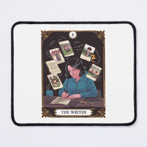 Item preview, "The Writer" Tarot Card | Enchanted Creativity & Literary Magic designed and sold by MillennialVibe.