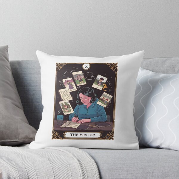 Item preview, "The Writer" Tarot Card | Enchanted Creativity & Literary Magic designed and sold by MillennialVibe.