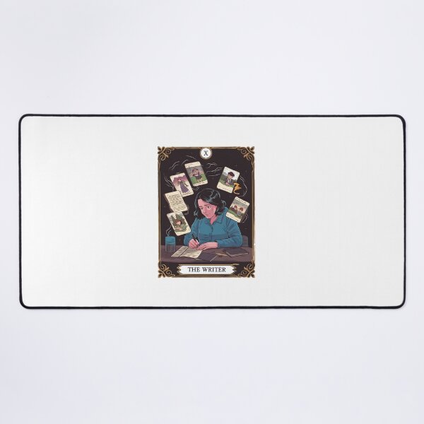 Item preview, "The Writer" Tarot Card | Enchanted Creativity & Literary Magic designed and sold by MillennialVibe.