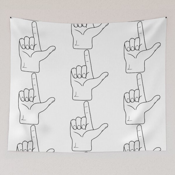Item preview, ASL letter L designed and sold by Artistkhg.
