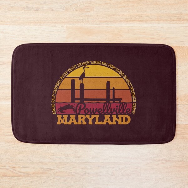 Item preview, Powellville Maryland Sunset Retro Local Pride Logo designed and sold by CRHPOD20.