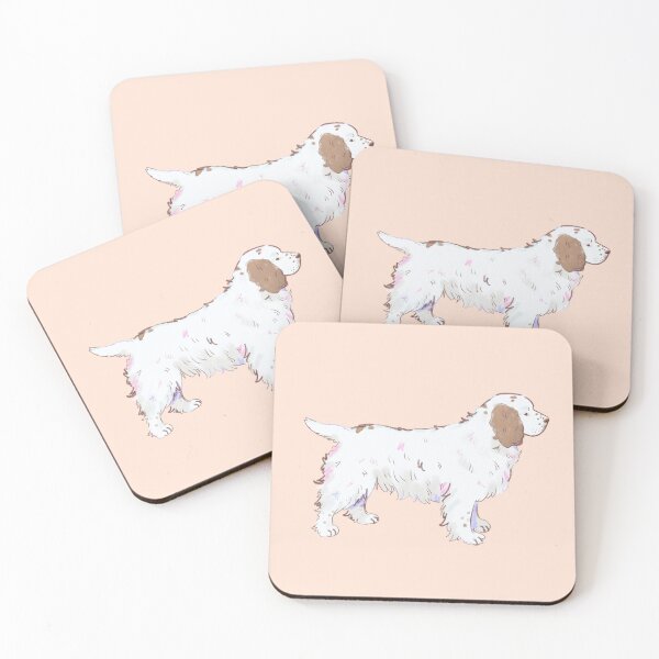 Item preview, Clumber Spaniel cute Illustration designed and sold by YaraCuteArt.