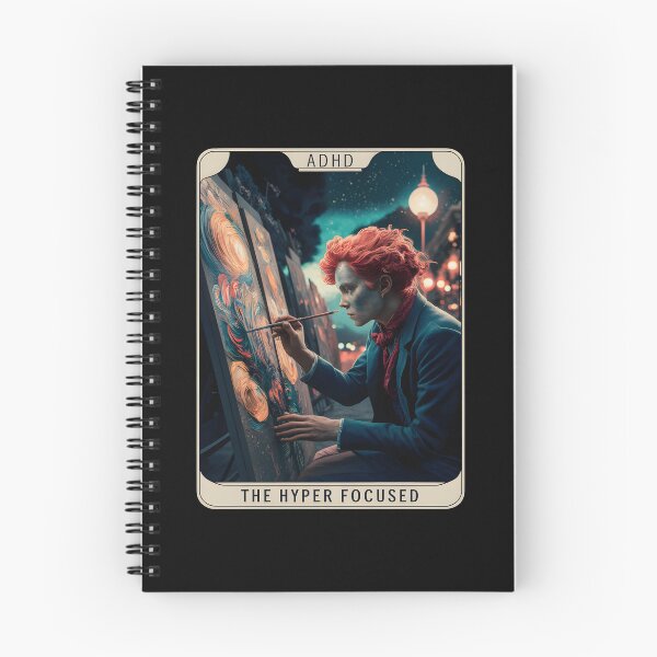Item preview, "The Hyper Focused" Tarot Card | Surreal & Highly Detailed ADHD Focus Aesthetic designed and sold by MillennialVibe.