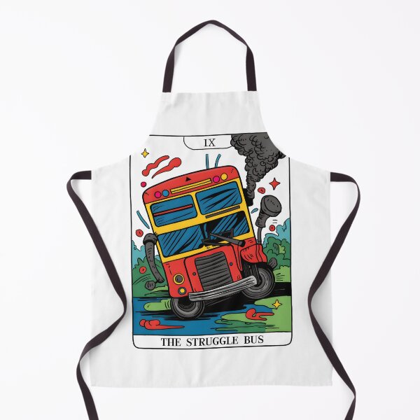 Item preview, "The Struggle Bus" Tarot Card | Chaotic & Relatable Exhaustion Aesthetic designed and sold by MillennialVibe.