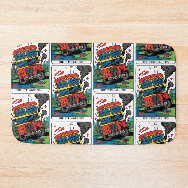 Item preview, "The Struggle Bus" Tarot Card | Chaotic & Relatable Exhaustion Aesthetic designed and sold by MillennialVibe.