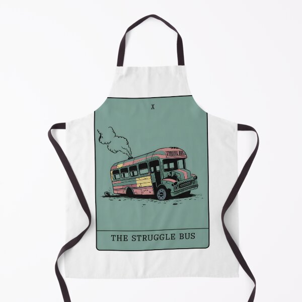 Item preview, Minimalist "The Struggle Bus" Tarot Card | Chaotic & Relatable Dark Humor Aesthetic designed and sold by MillennialVibe.