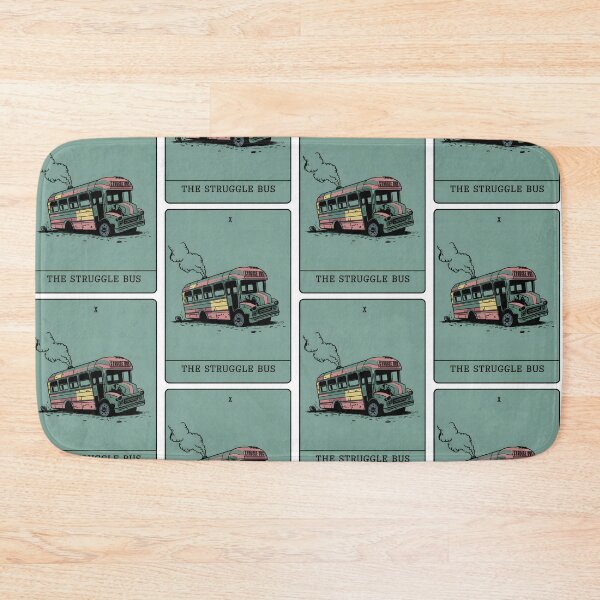Item preview, Minimalist "The Struggle Bus" Tarot Card | Chaotic & Relatable Dark Humor Aesthetic designed and sold by MillennialVibe.