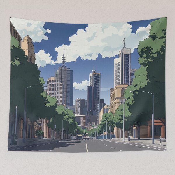 Item preview, Melbourne | Anime style designed and sold by ComicsFactory.