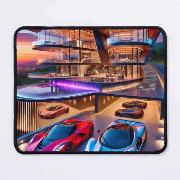 Item preview, Epic Futuristic House with Multi-Level Car Display designed and sold by GrizzlyCollective.