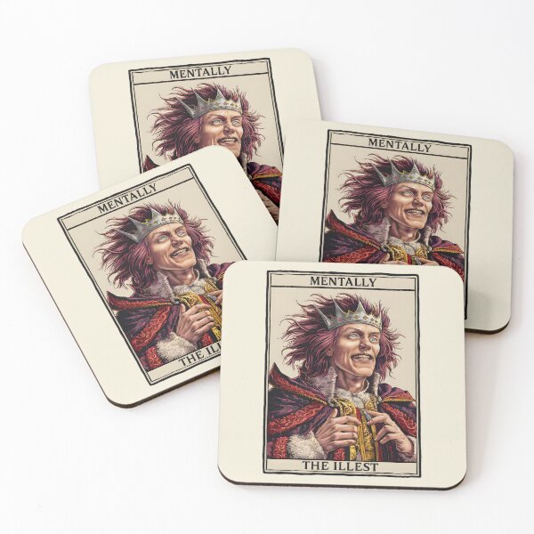 Item preview, "The Mentally Illest" Tarot Card | Mad King Aesthetic & Dark Humor designed and sold by MillennialVibe.