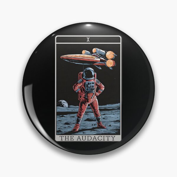 Item preview, "The Audacity" Tarot Card | Bold & Surreal Astronaut Aesthetic designed and sold by MillennialVibe.