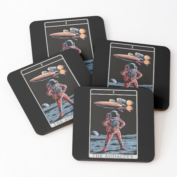 Item preview, "The Audacity" Tarot Card | Bold & Surreal Astronaut Aesthetic designed and sold by MillennialVibe.