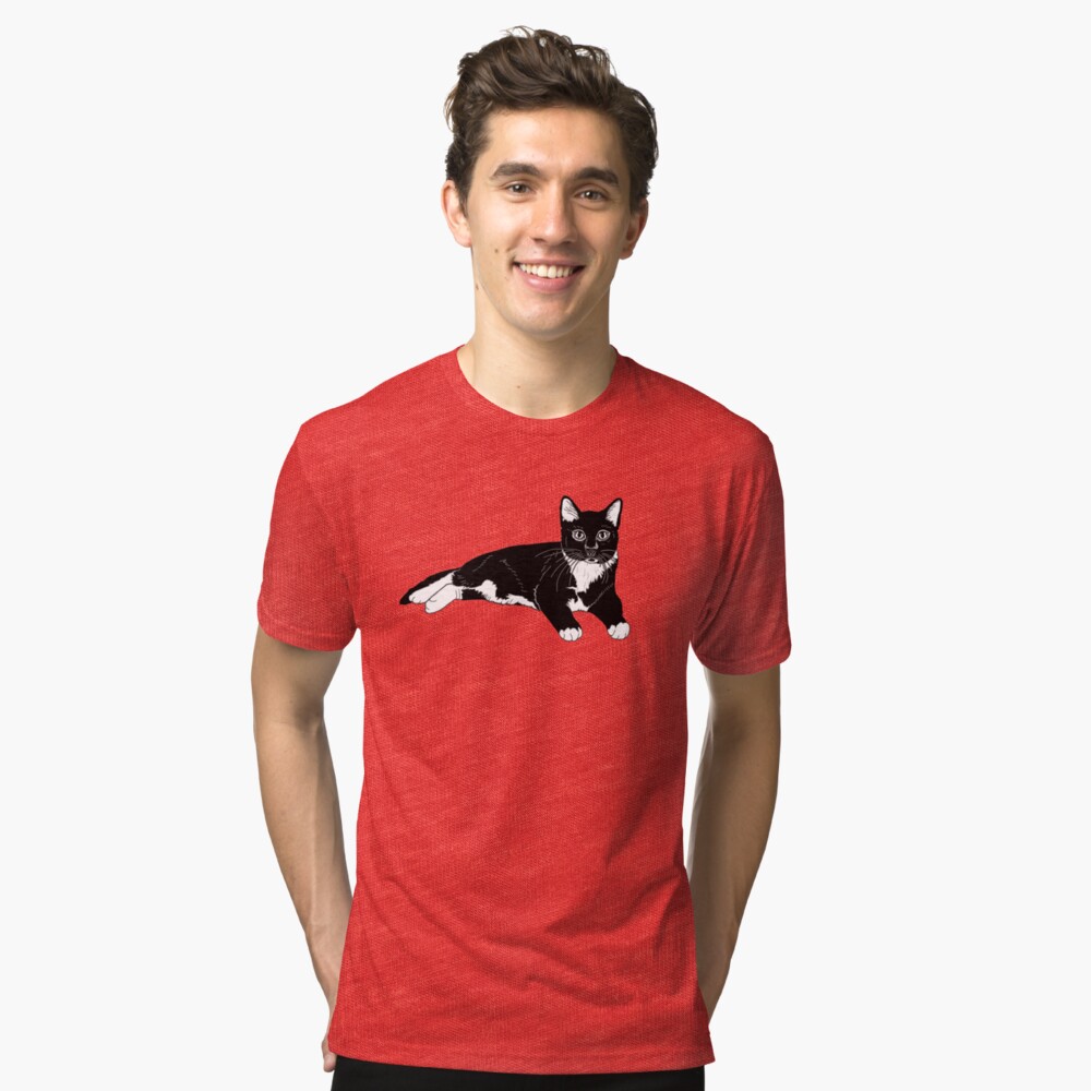 tuxedo cat t shirts