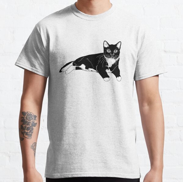 tuxedo cat t shirts