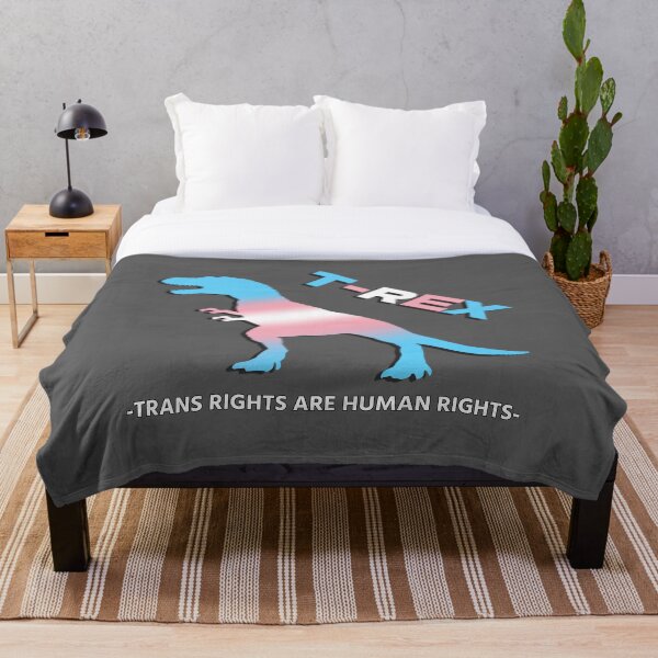 Item preview, Los derechos de las personas trans son derechos humanos T-Rex designed and sold by Rage-Rat.