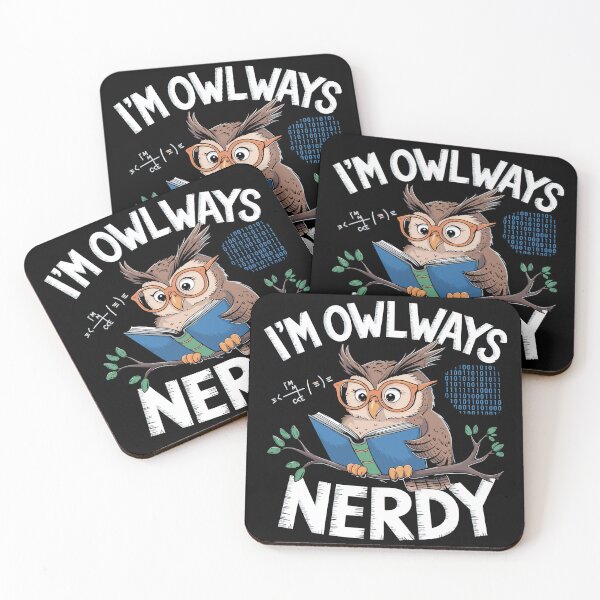 Item preview, I'm owlways nerdy designed and sold by OffensiveFun.