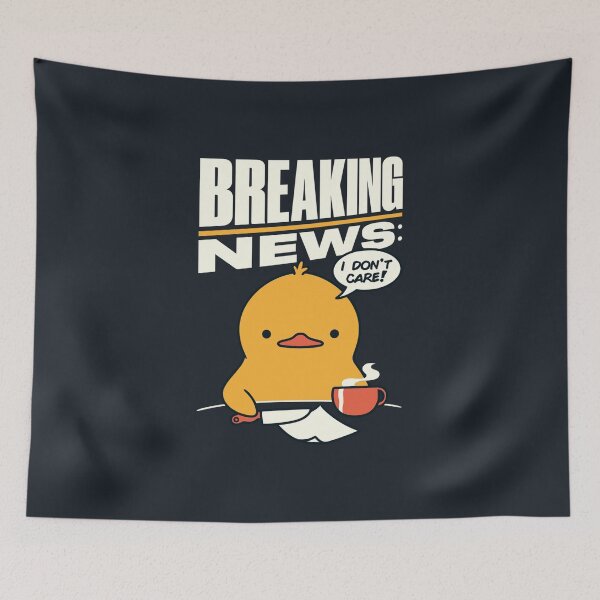 Item preview, Breaking News I don't care by Tobe Fonseca designed and sold by Tobe Fonseca®.