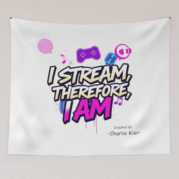 Item preview, I Stream, Therefore I Am designed and sold by Charlie-Kier.