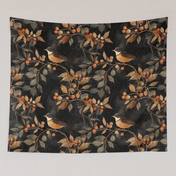 Item preview, Dark Academia Nature Pattern Babybird designed and sold by Lichtisign.