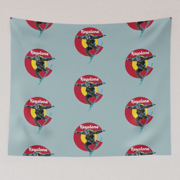 Item preview, Keystone Colorado snowboarding flag designed and sold by studioss76.