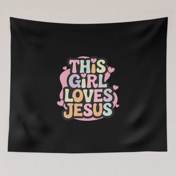 Item preview, This Girl Loves Jesus designed and sold by jkrphoto.