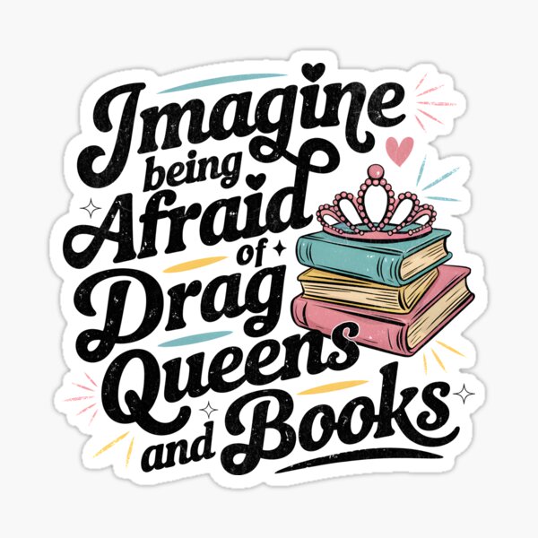 Artikel-Vorschau von Angst vor Drag Queens und Büchern - Vintage Bookish, designt und verkauft von beansterp.