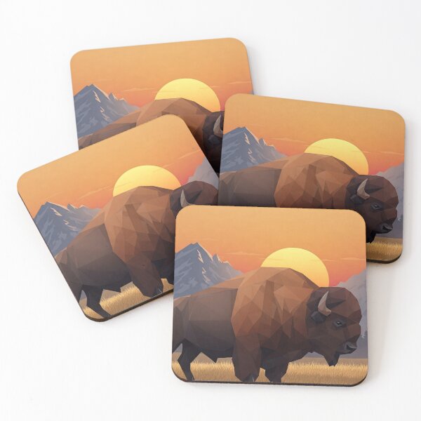 Item preview, Geometric Bison designed and sold by Bestie-Emporium.