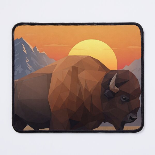Item preview, Geometric Bison designed and sold by Bestie-Emporium.