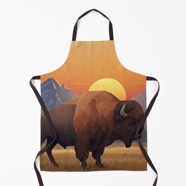 Item preview, Geometric Bison designed and sold by Bestie-Emporium.