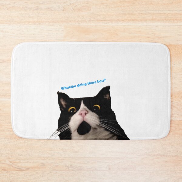 Item preview, Cat - Whatchu doing there boss? designed and sold by ArsArtificia.