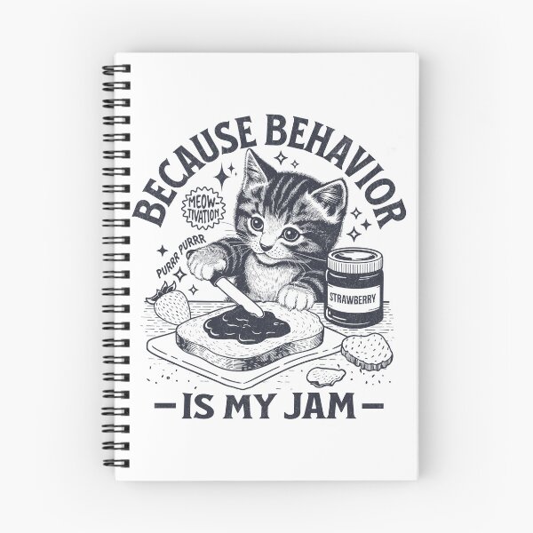Item preview, Behavior Is My Jam - Vintage Kitten Design designed and sold by Beanster-nl.