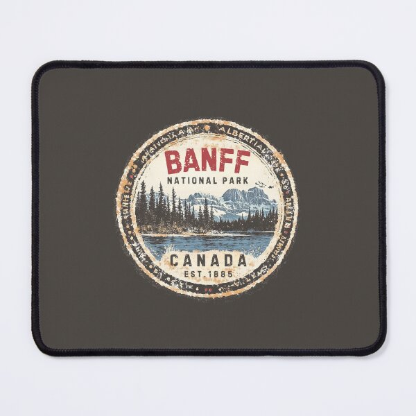 Item preview, A Vintage Emblem of Banff National Park - Canada designed and sold by GoodOldVintage.