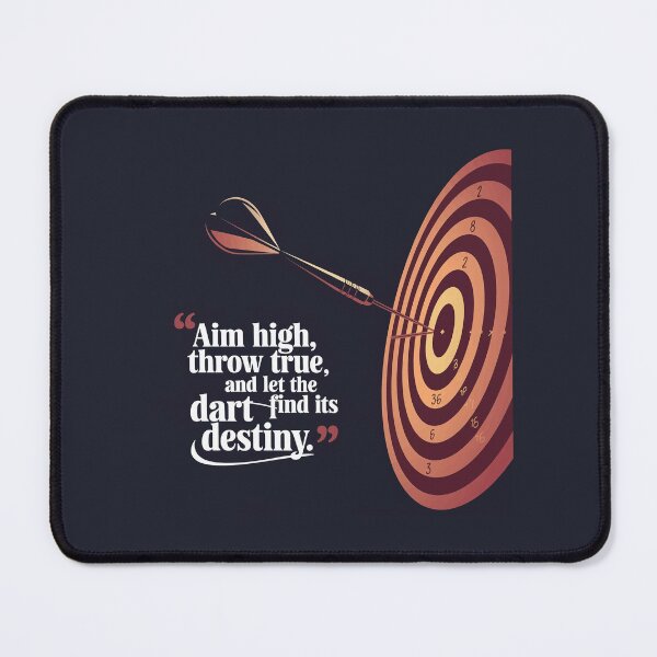 Item preview, Aim high, throw true, And let the dart find its destiny designed and sold by NextRVibe.