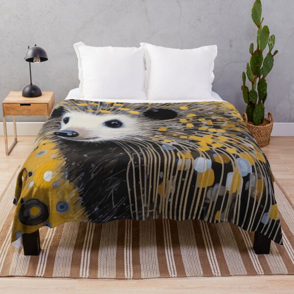 Item preview, Whimsical Hedgehog in Gustav Klimt  designed and sold by Vicky Brago-Mitchell®.