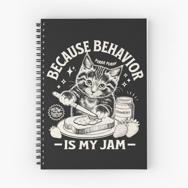 Item preview, Behavior Is My Jam - Vintage Kitten Design designed and sold by Beanster-nl.
